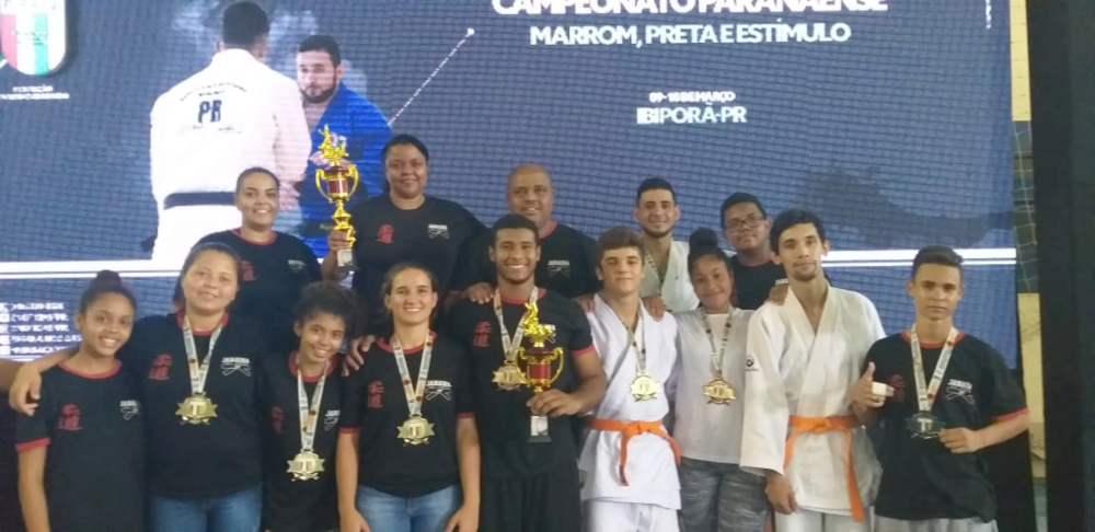Atletas de Sarandi do Projeto Superação ganha medalhas no Campeonato Paranaense Marrom, Preta e Estímulo 2019